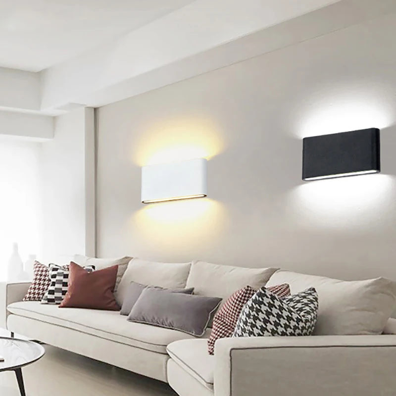 Modern Aluminum LED Wall Sconce Up Down Indoor Light