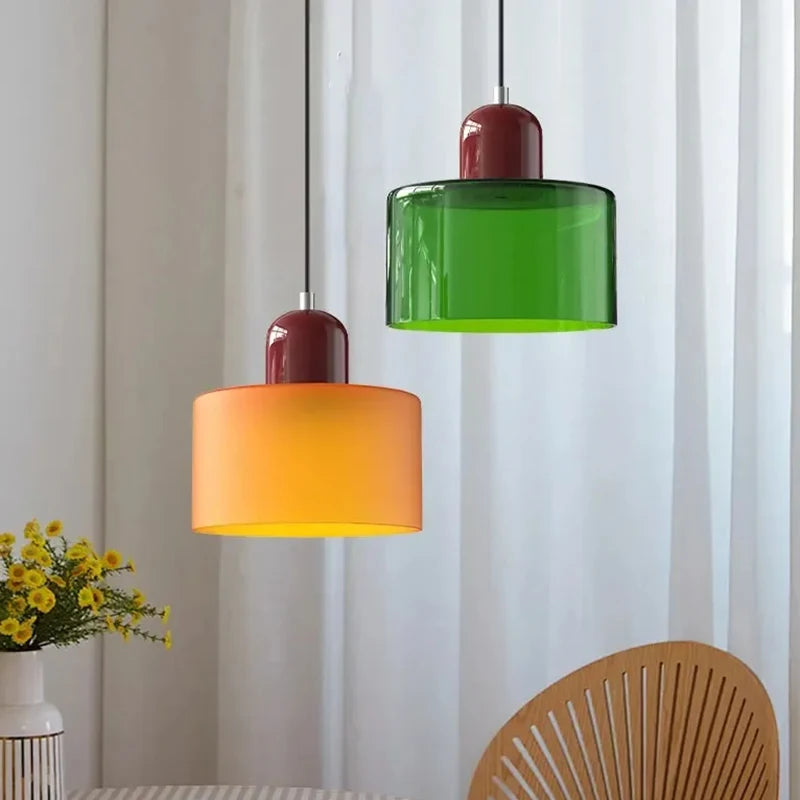 Nordic Glass Pendant Light for Bedroom and Dining