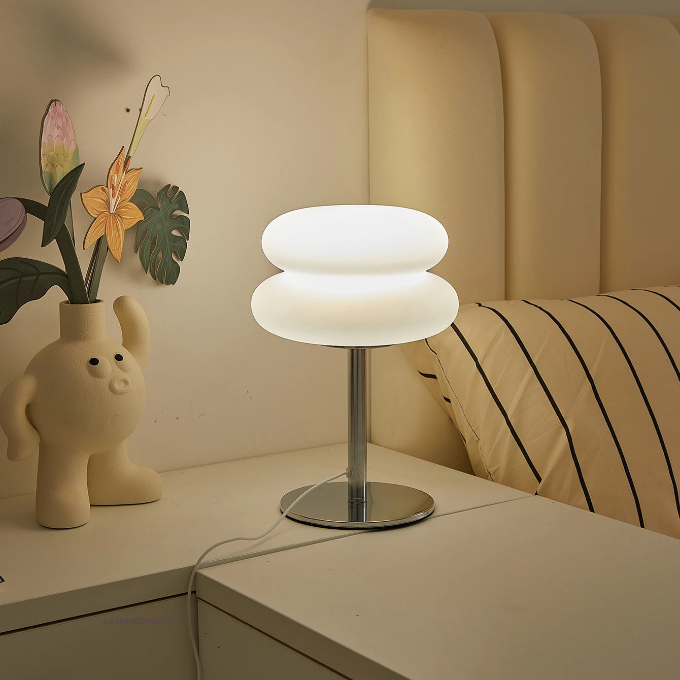 Nordic Mushroom Table Lamp With 9-Level Dimming