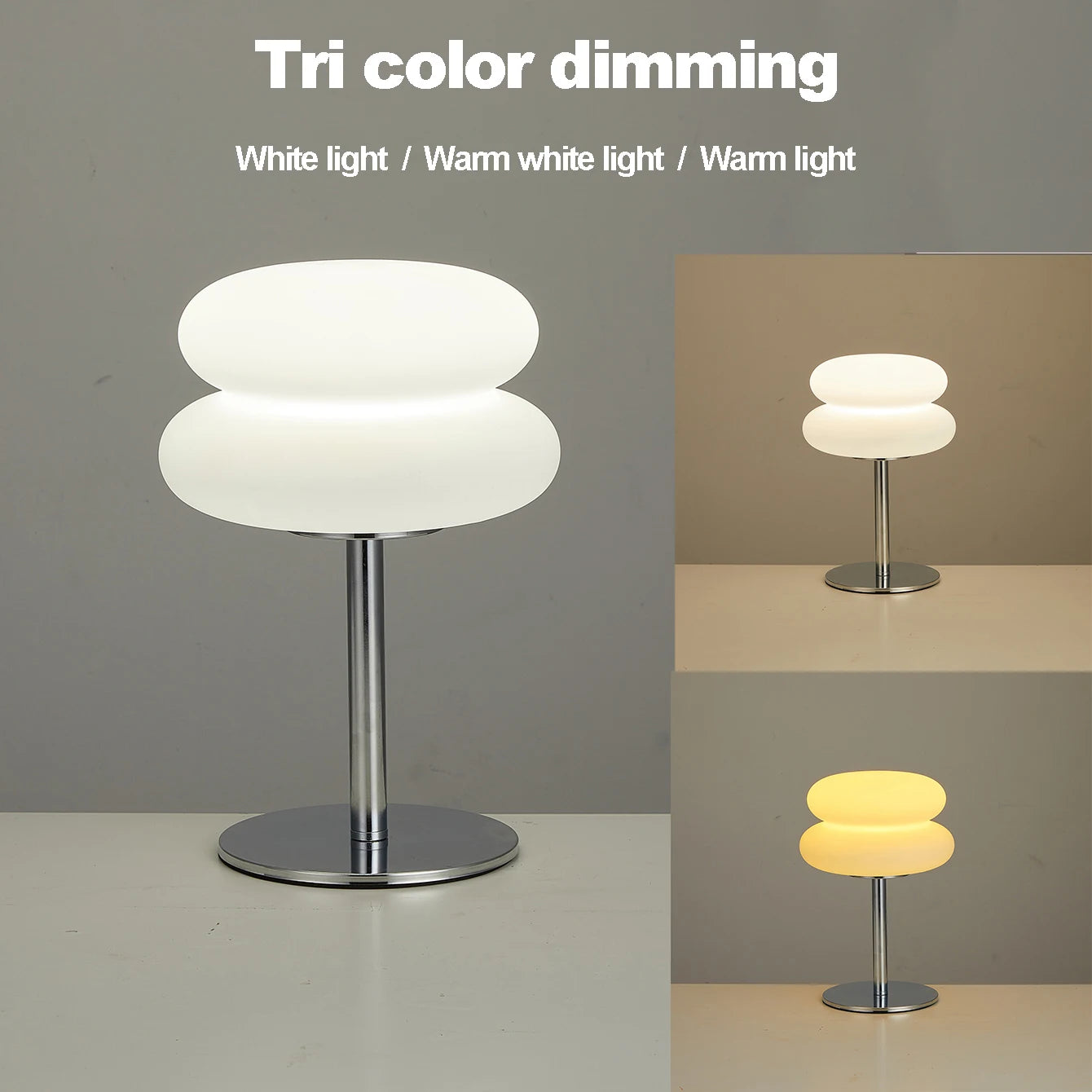 Nordic Mushroom Table Lamp With 9-Level Dimming